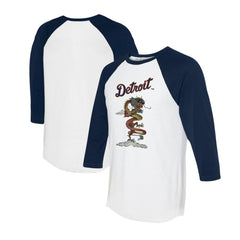 Detroit Tigers Tiny Turnip Unisex 2024 Year of the Dragon 3/4-Sleeve Raglan T-Shirt | MLB On Sale