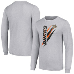 Anaheim Ducks Starter Color Scratch Long-Sleeve T-Shirt Online