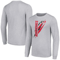 Carolina Hurricanes Starter Color Scratch Long-Sleeve T-Shirt For Sale