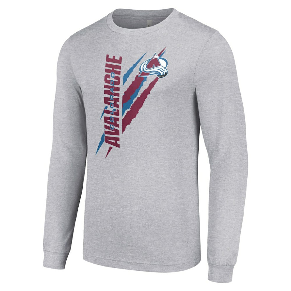 Colorado Avalanche Starter Color Scratch Long-Sleeve T-Shirt Outlet