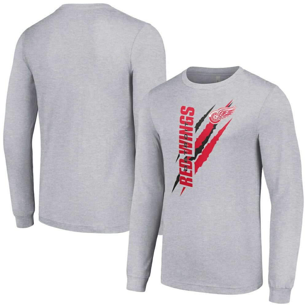 Detroit Red Wings Starter Color Scratch Long-Sleeve T-Shirt For Sale