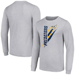 Nashville Predators Starter Color Scratch Long-Sleeve T-Shirt For Sale