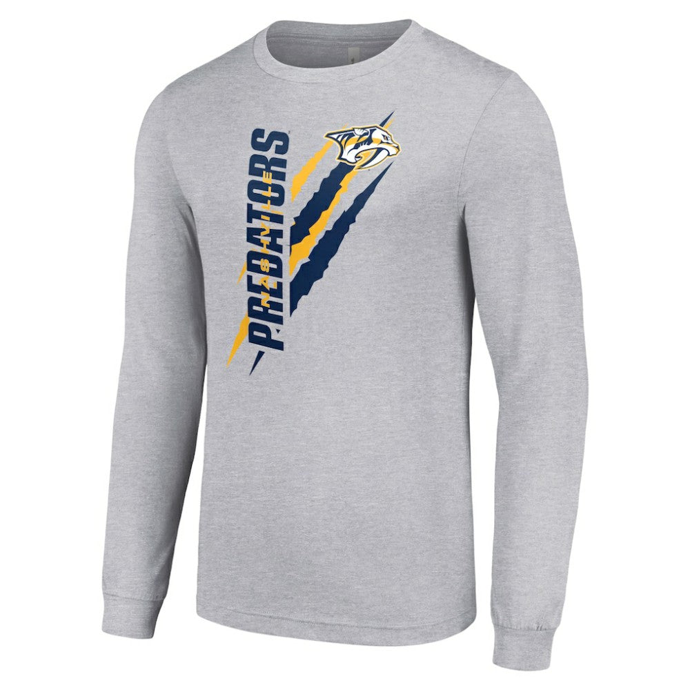 Nashville Predators Starter Color Scratch Long-Sleeve T-Shirt For Sale