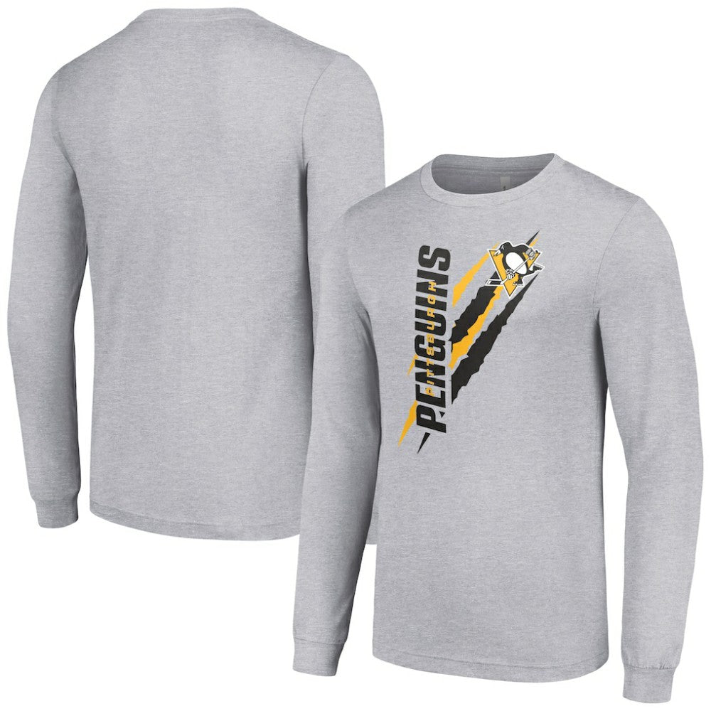 Pittsburgh Penguins Starter Color Scratch Long-Sleeve T-Shirt Online