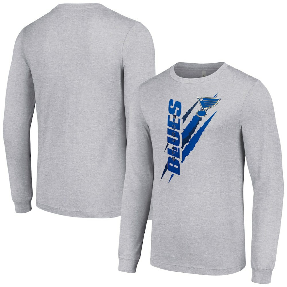 St. Louis Blues Starter Color Scratch Long-Sleeve T-Shirt Discount