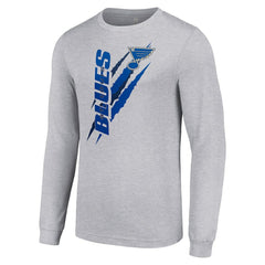 St. Louis Blues Starter Color Scratch Long-Sleeve T-Shirt Discount