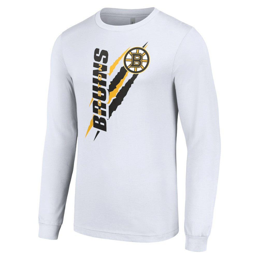 Boston Bruins Starter Color Scratch Long-Sleeve T-Shirt Sale