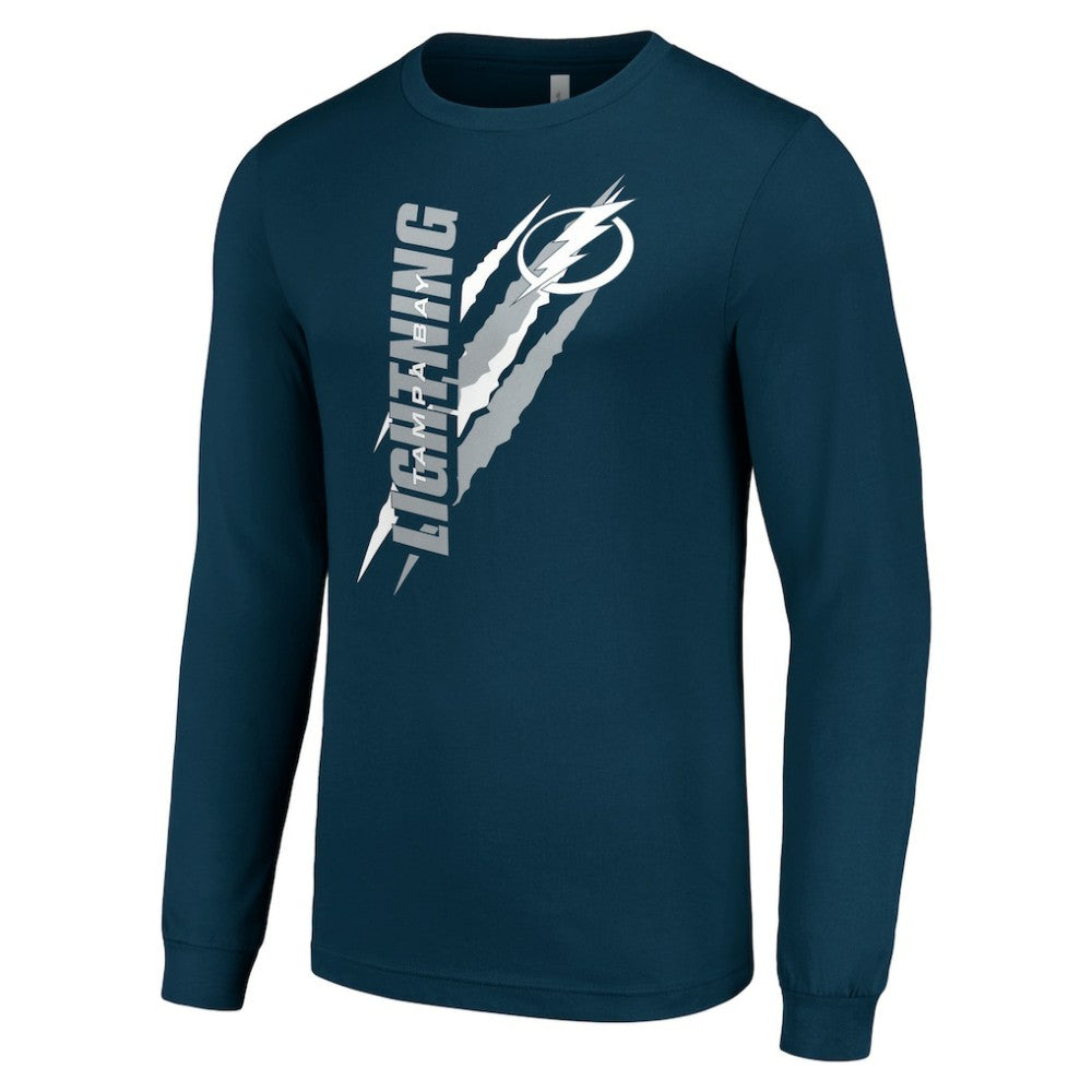 Tampa Bay Lightning Starter Color Scratch Long-Sleeve T-Shirt Discount