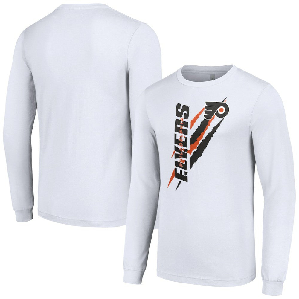 Philadelphia Flyers Starter Color Scratch Long-Sleeve T-Shirt Sale