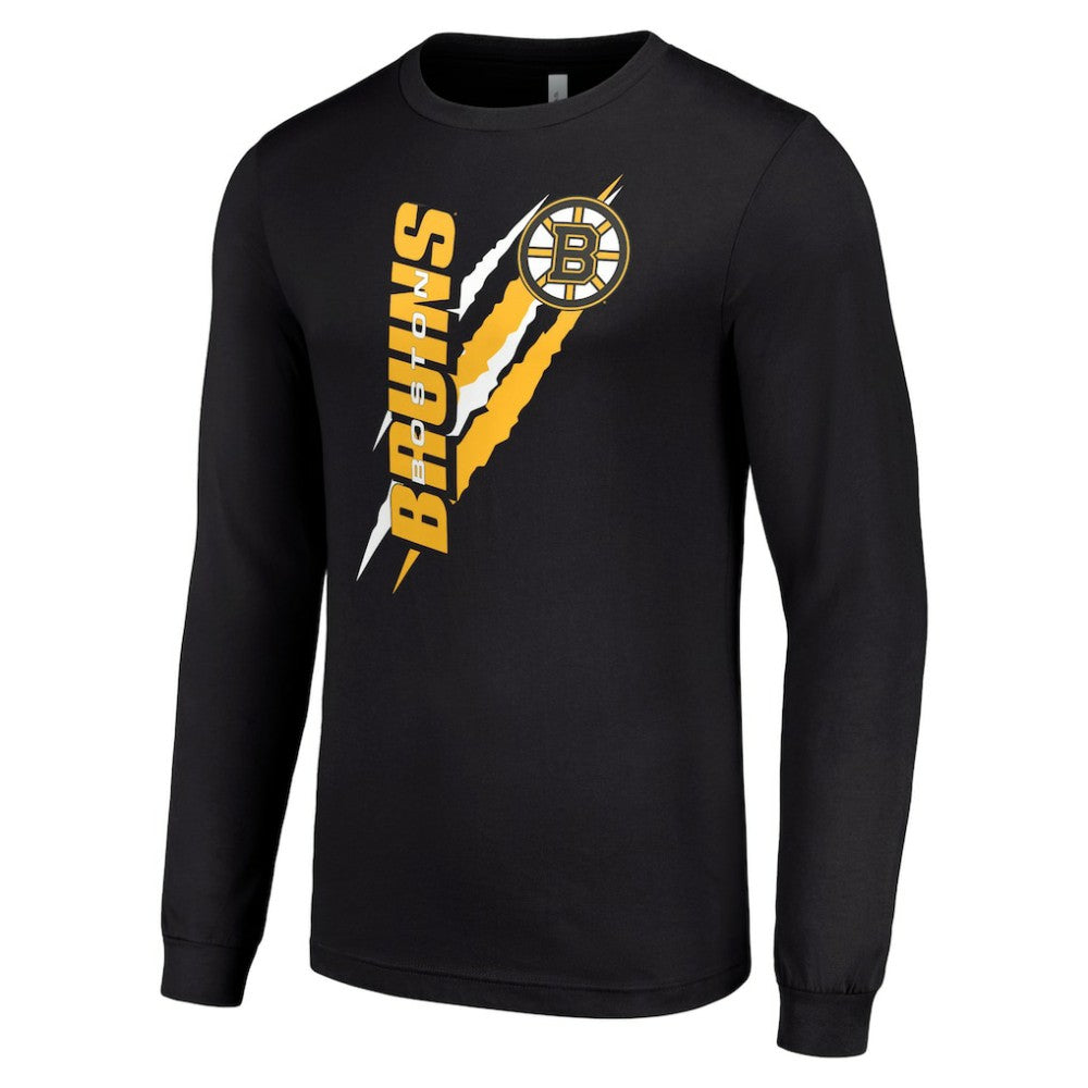 Boston Bruins Starter Color Scratch Long-Sleeve T-Shirt Discount