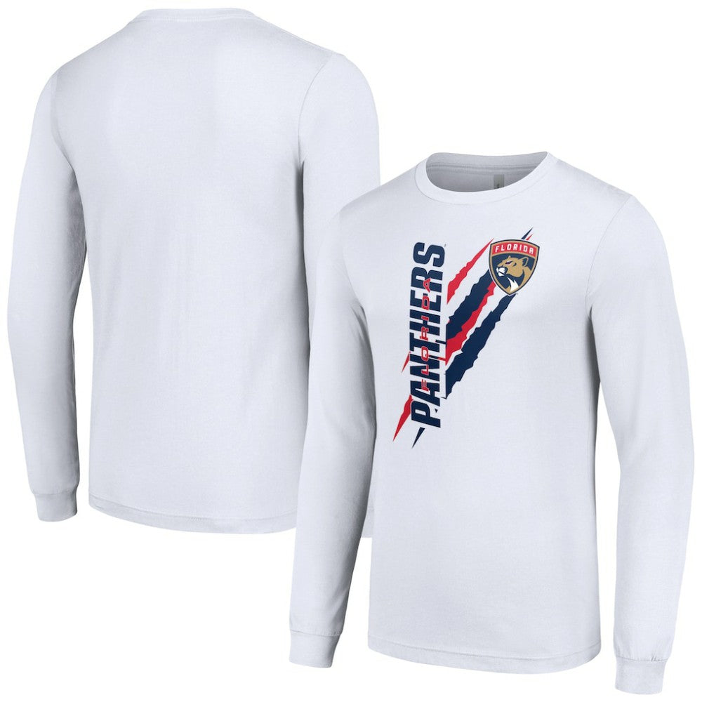 Florida Panthers Starter Color Scratch Long-Sleeve T-Shirt On Sale
