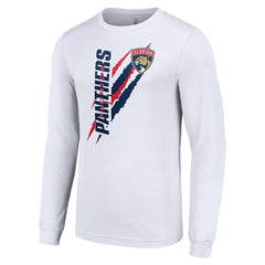 Florida Panthers Starter Color Scratch Long-Sleeve T-Shirt On Sale