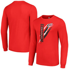 Carolina Hurricanes Starter Color Scratch Long-Sleeve T-Shirt Discount
