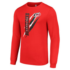 Carolina Hurricanes Starter Color Scratch Long-Sleeve T-Shirt Discount