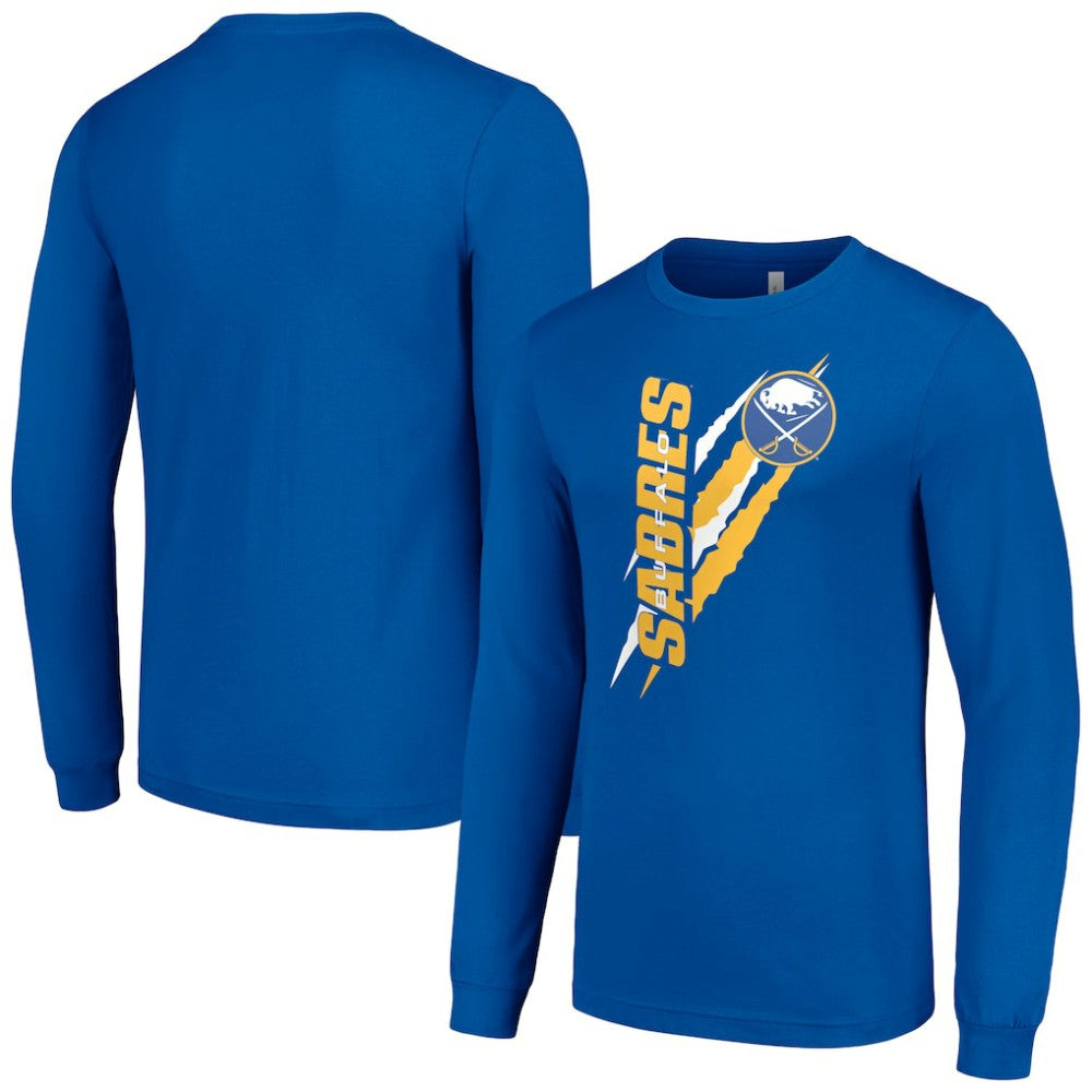 Buffalo Sabres Starter Color Scratch Long-Sleeve T-Shirt Online