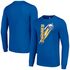 Buffalo Sabres Starter Color Scratch Long-Sleeve T-Shirt Online