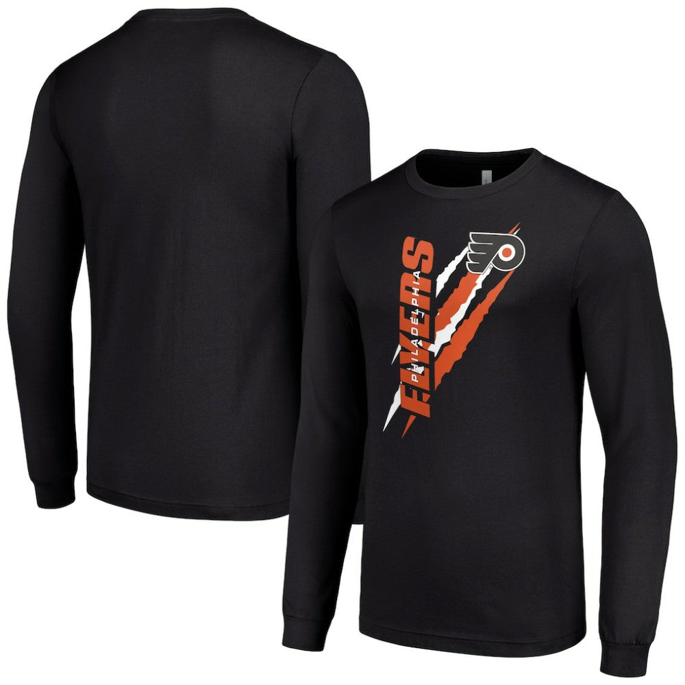 Philadelphia Flyers Starter Color Scratch Long-Sleeve T-Shirt On Sale