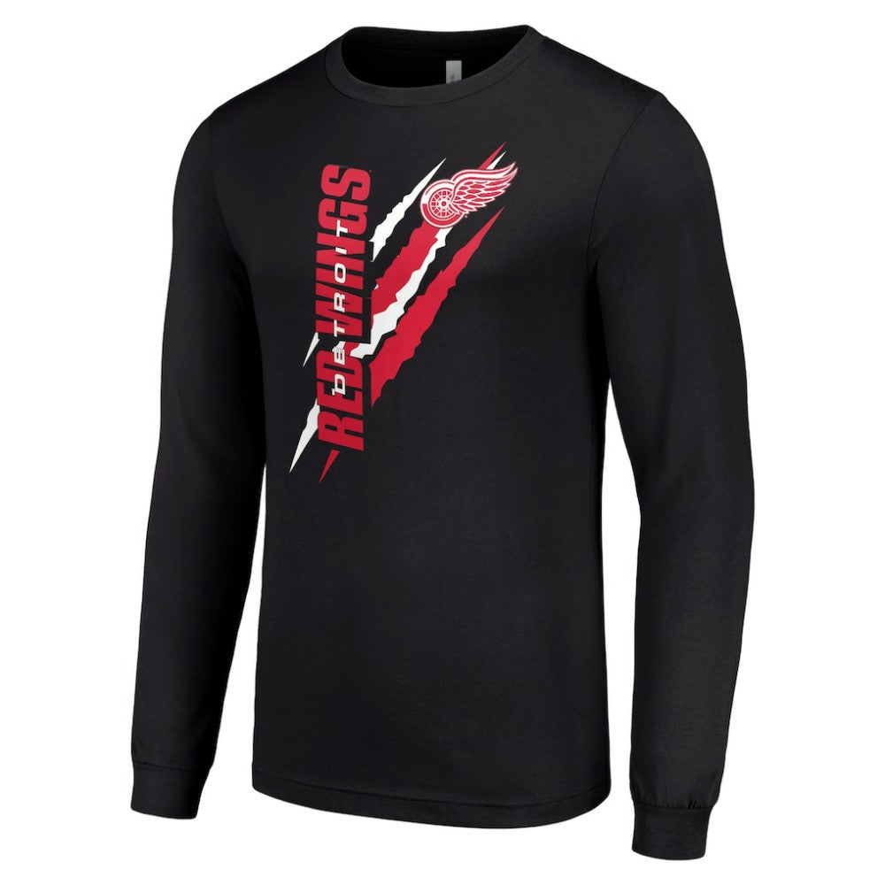 Detroit Red Wings Starter Color Scratch Long-Sleeve T-Shirt Outlet