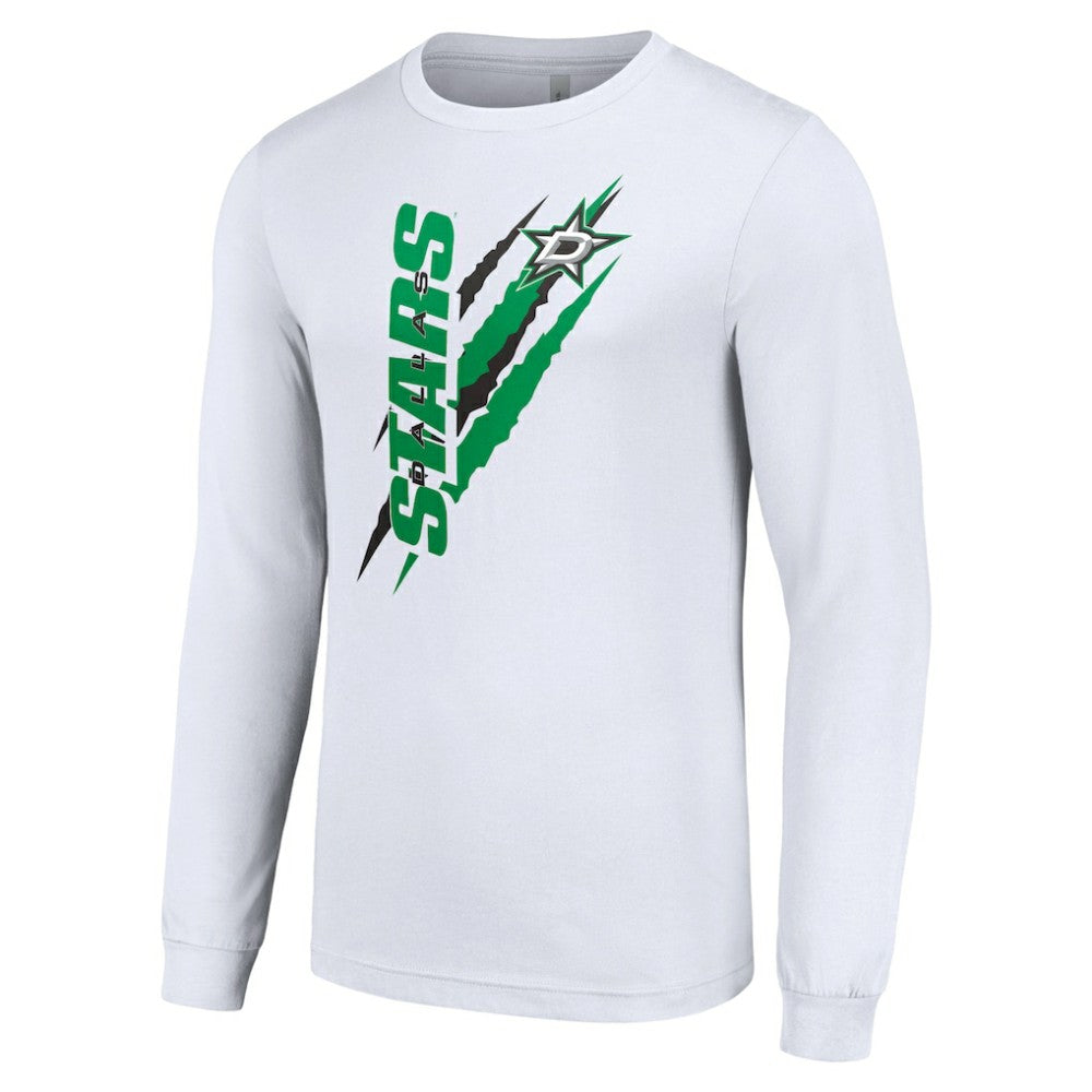 Dallas Stars Starter Color Scratch Long-Sleeve T-Shirt On Sale