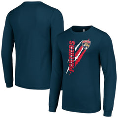 Florida Panthers Starter Color Scratch Long-Sleeve T-Shirt Discount