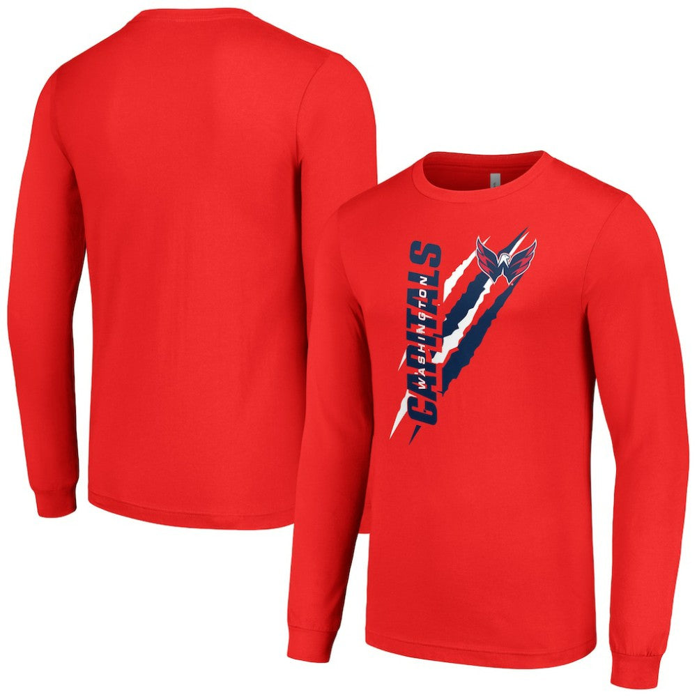Washington Capitals Starter Color Scratch Long-Sleeve T-Shirt For Sale
