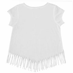Texas Rangers Tiny Turnip Girls Youth Butterfly Glove Fringe T-Shirt | MLB For sale