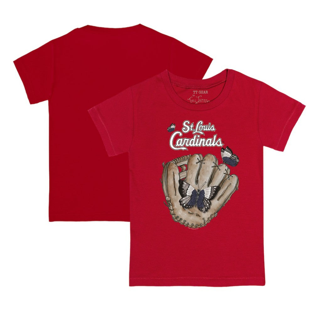 St. Louis Cardinals Tiny Turnip Youth Butterfly Glove T-Shirt | MLB Sale