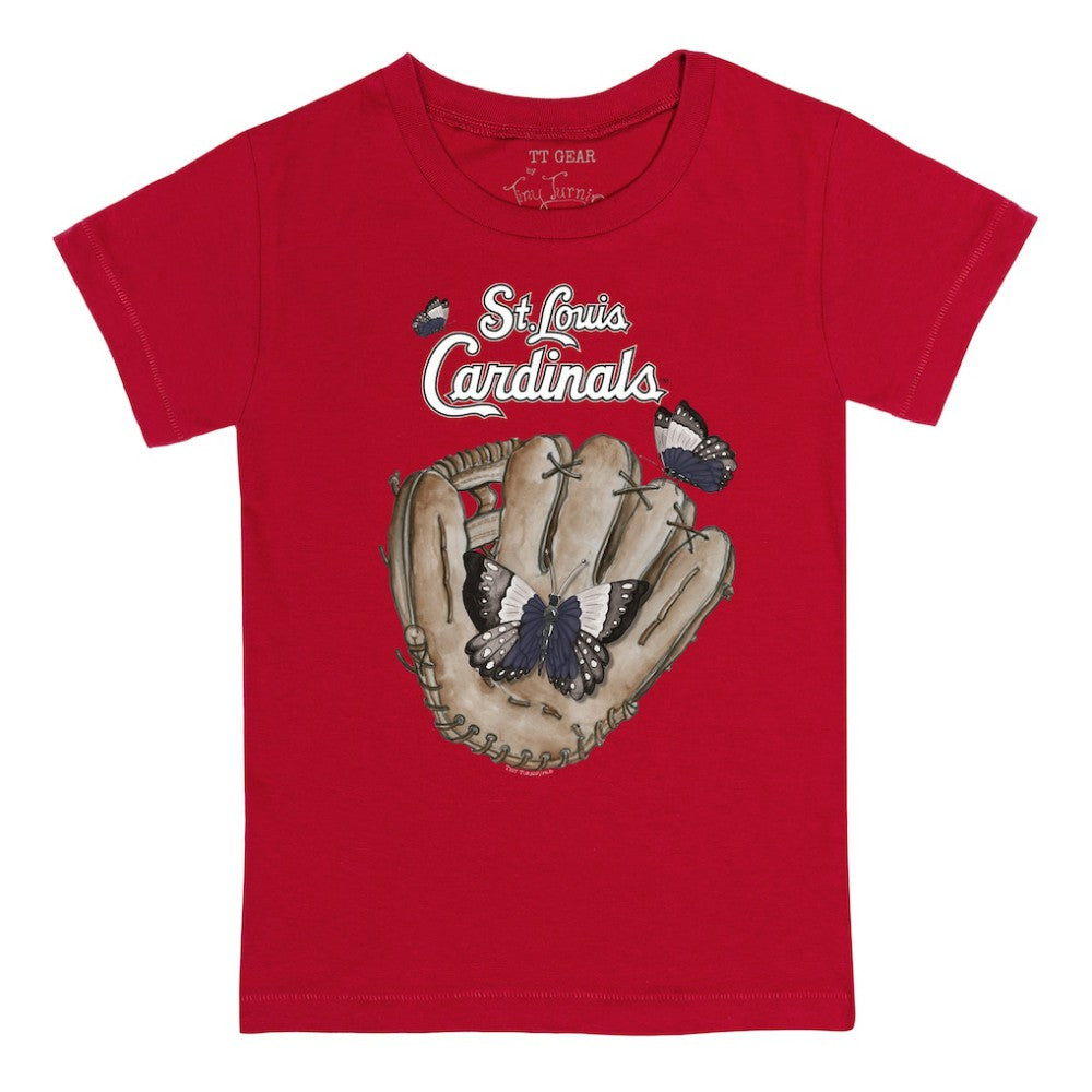 St. Louis Cardinals Tiny Turnip Youth Butterfly Glove T-Shirt | MLB Sale