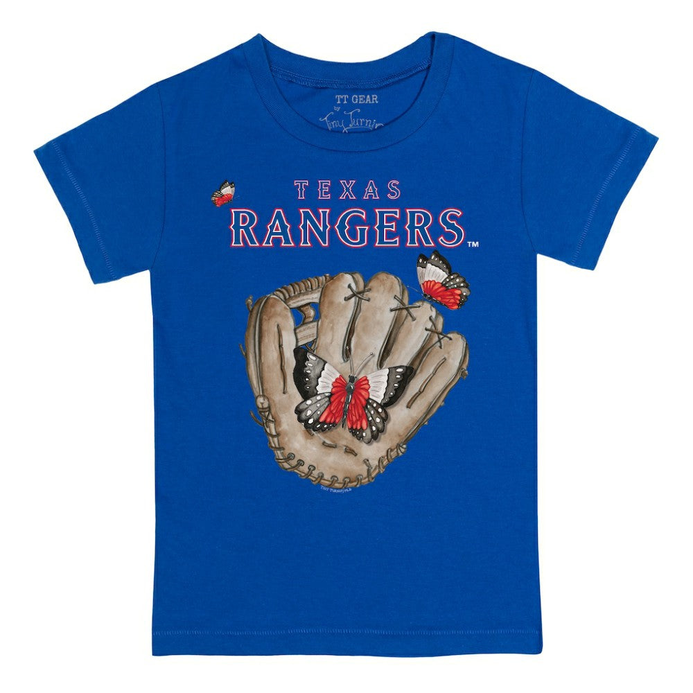 Texas Rangers Tiny Turnip Youth Butterfly Glove T-Shirt | MLB US