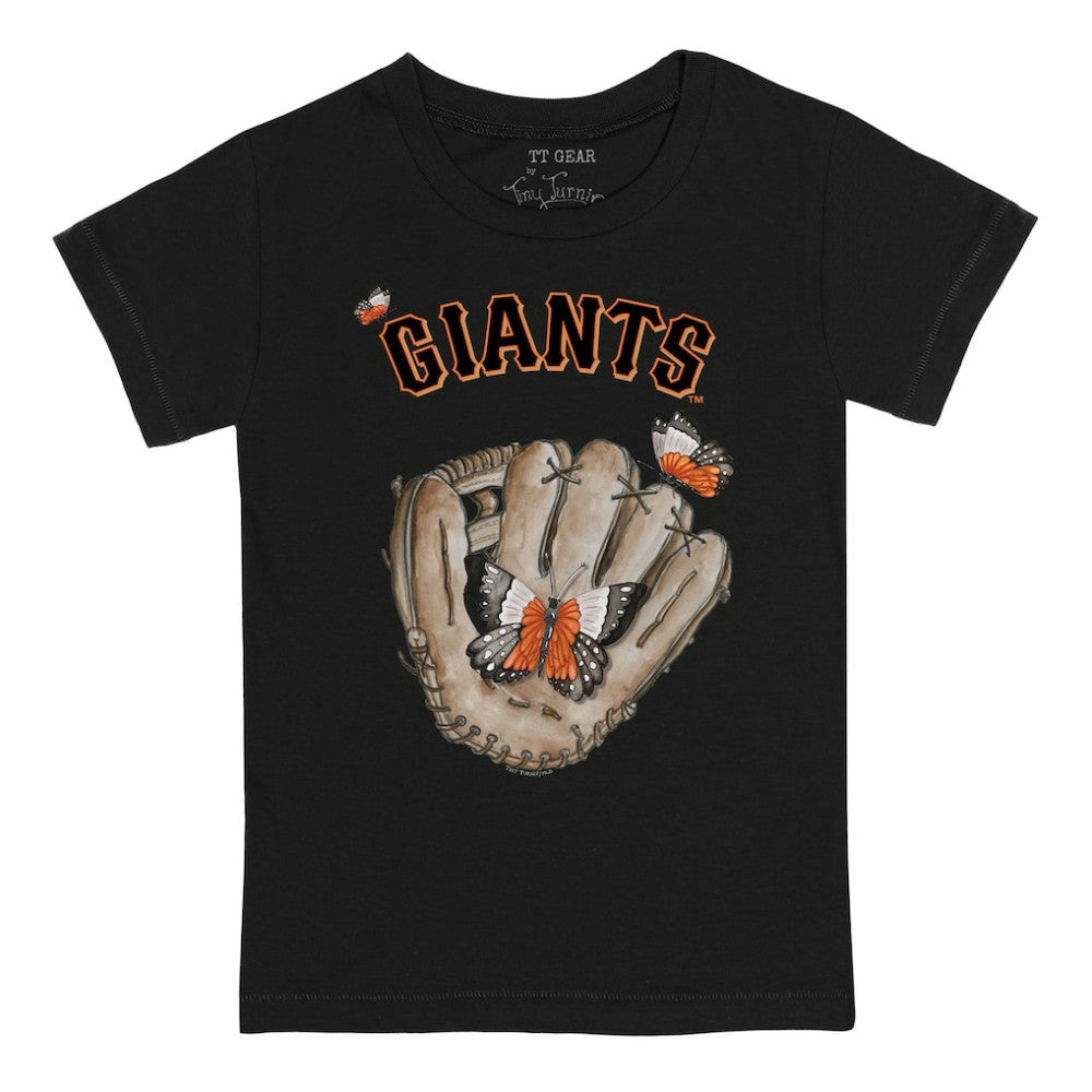 San Francisco Giants Tiny Turnip Youth Butterfly Glove T-Shirt | MLB New