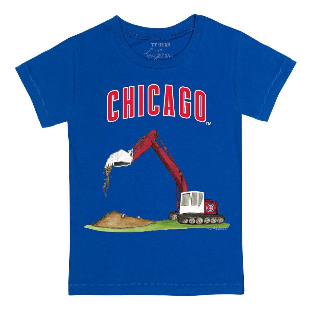 Chicago Cubs Tiny Turnip Youth Excavator T-Shirt | MLB Sale