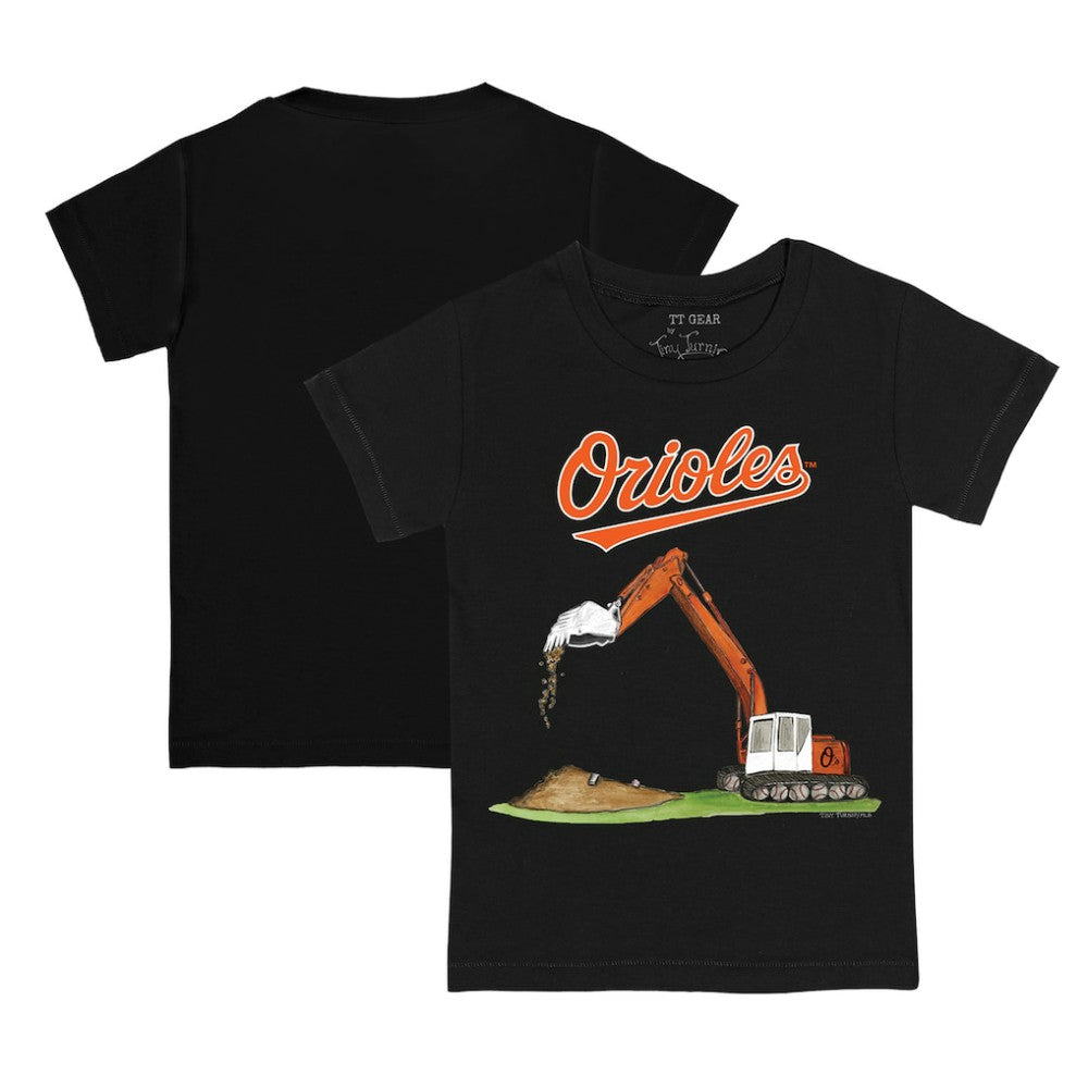 Baltimore Orioles Tiny Turnip Youth Excavator T-Shirt | MLB New