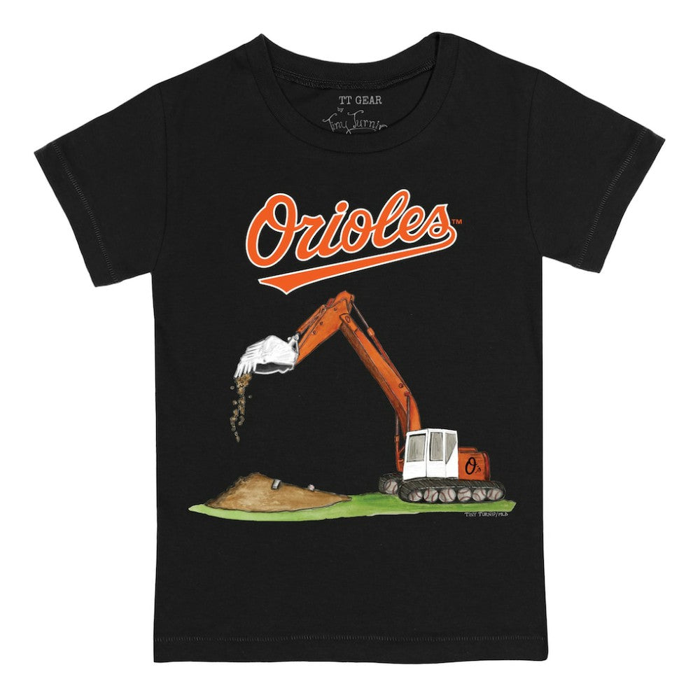Baltimore Orioles Tiny Turnip Youth Excavator T-Shirt | MLB New