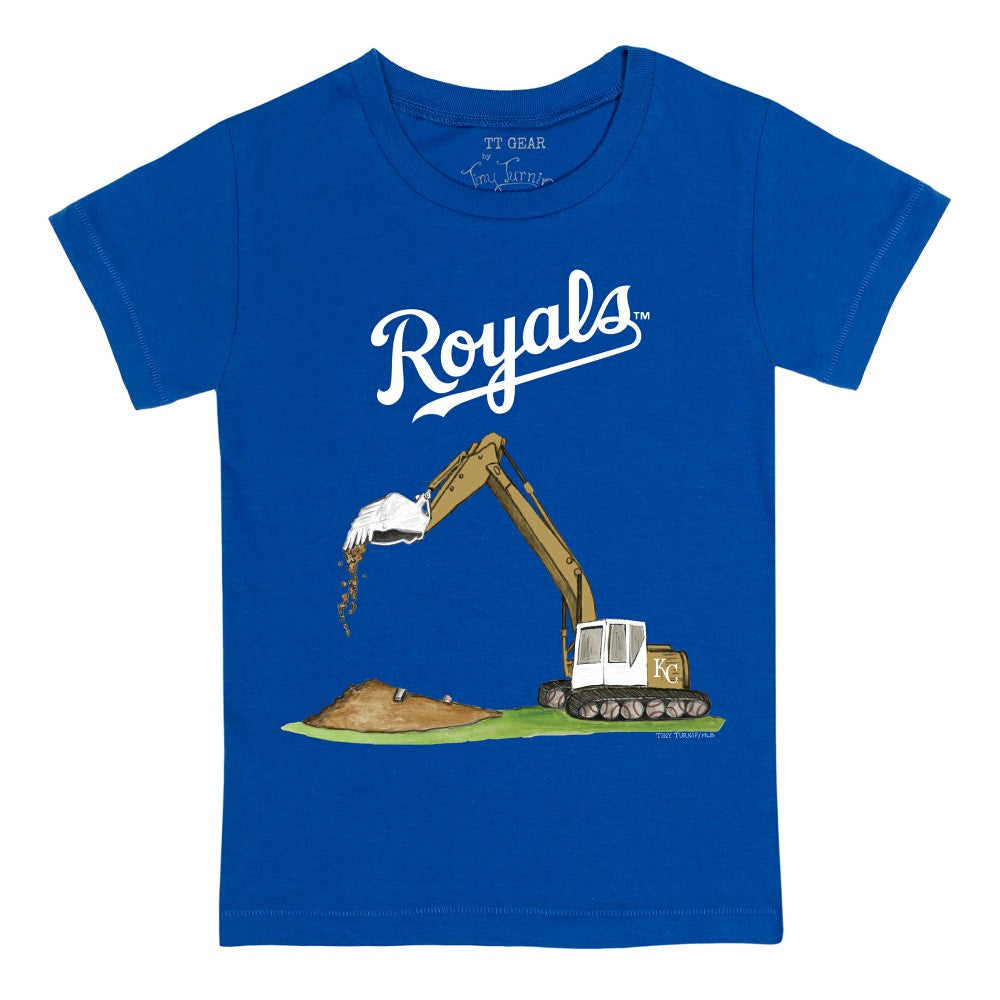 Kansas City Royals Tiny Turnip Youth Excavator T-Shirt | MLB On Sale