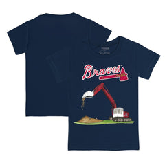 Atlanta Braves Tiny Turnip Youth Excavator T-Shirt | MLB For sale