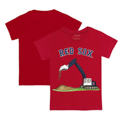 Boston Red Sox Tiny Turnip Youth Excavator T-Shirt | MLB On Sale