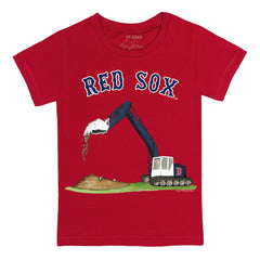 Boston Red Sox Tiny Turnip Youth Excavator T-Shirt | MLB On Sale