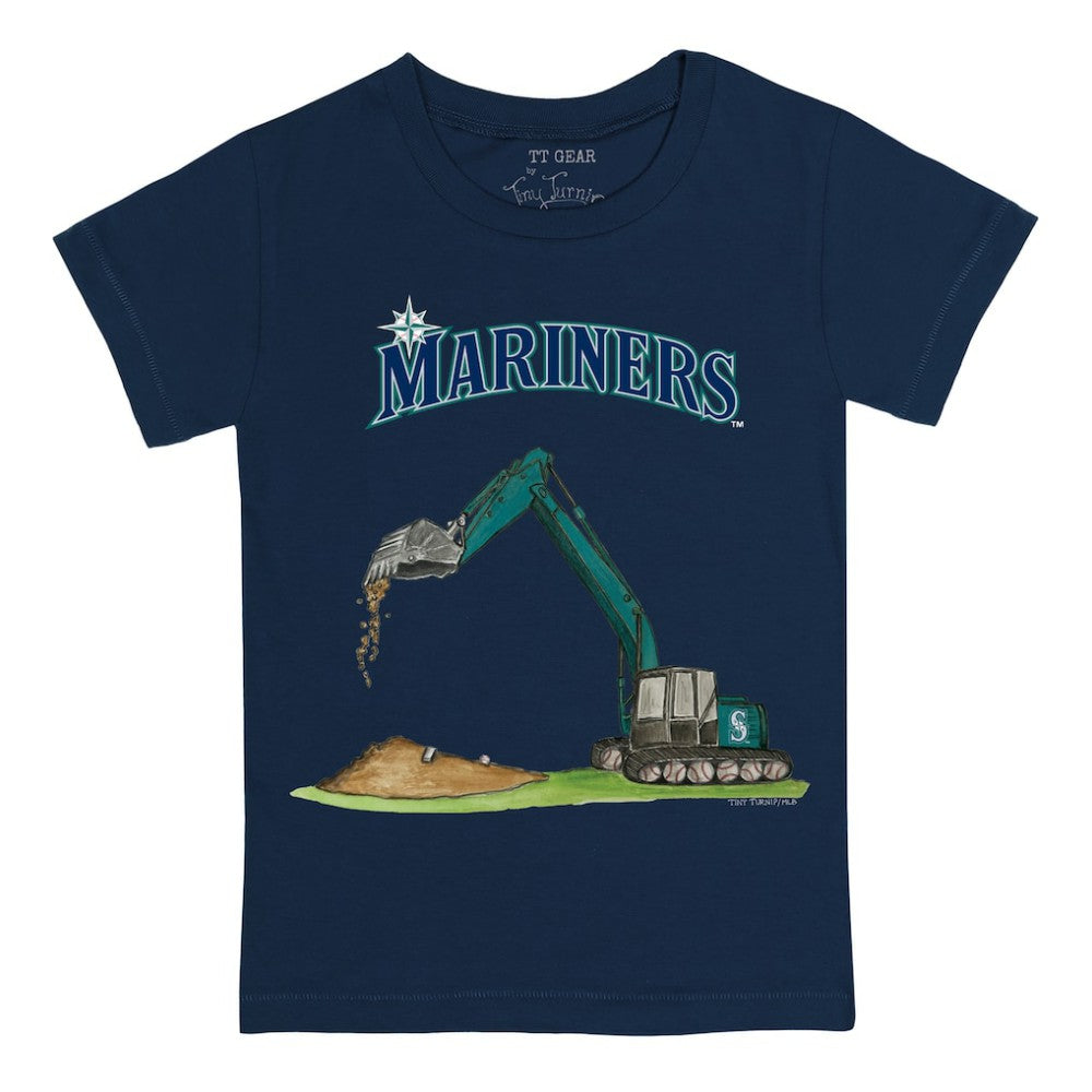 Seattle Mariners Tiny Turnip Youth Excavator T-Shirt | MLB For sale