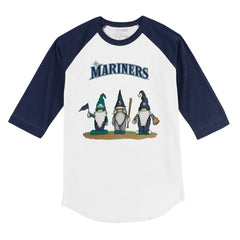 Seattle Mariners Tiny Turnip Youth Gnomes 3/4-Sleeve Raglan T-Shirt | MLB Outlet