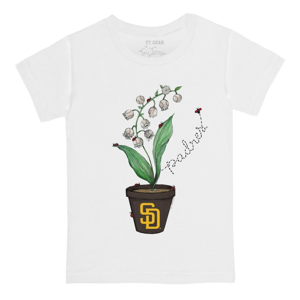 San Diego Padres Tiny Turnip Youth Lilies & Ladybugs T-Shirt | MLB For sale