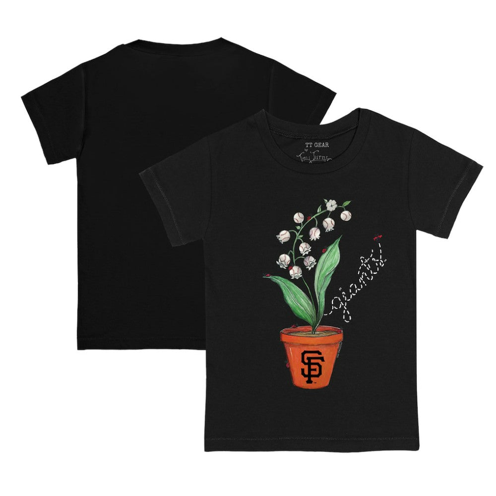 San Francisco Giants Tiny Turnip Youth Lilies & Ladybugs T-Shirt | MLB Discount