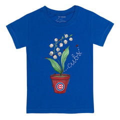 Chicago Cubs Tiny Turnip Youth Lilies & Ladybugs T-Shirt | MLB For sale