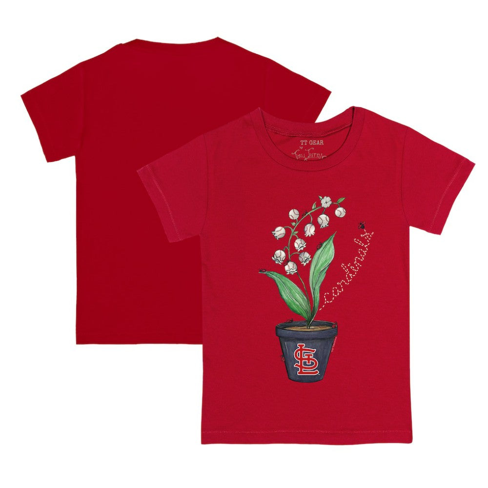 St. Louis Cardinals Tiny Turnip Youth Lilies & Ladybugs T-Shirt | MLB Shop