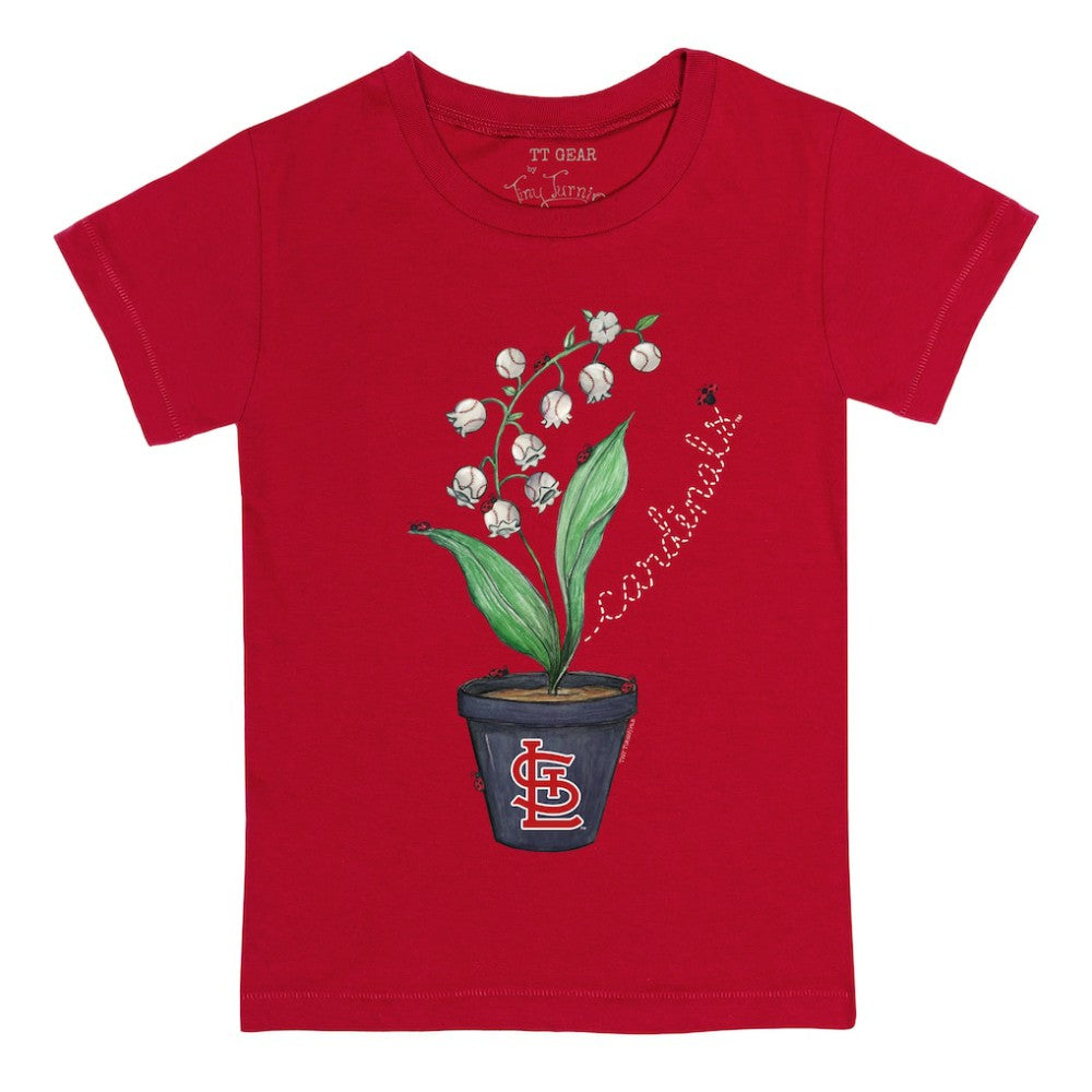St. Louis Cardinals Tiny Turnip Youth Lilies & Ladybugs T-Shirt | MLB Shop