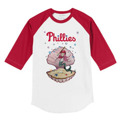 Philadelphia Phillies Tiny Turnip Youth Mermaid 3/4-Sleeve Raglan T-Shirt | MLB Near me
