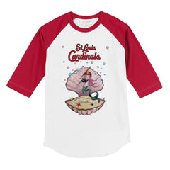 St. Louis Cardinals Tiny Turnip Youth Mermaid 3/4-Sleeve Raglan T-Shirt | MLB On Sale