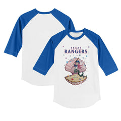 Texas Rangers Tiny Turnip Youth Mermaid 3/4-Sleeve Raglan T-Shirt | MLB Outlet