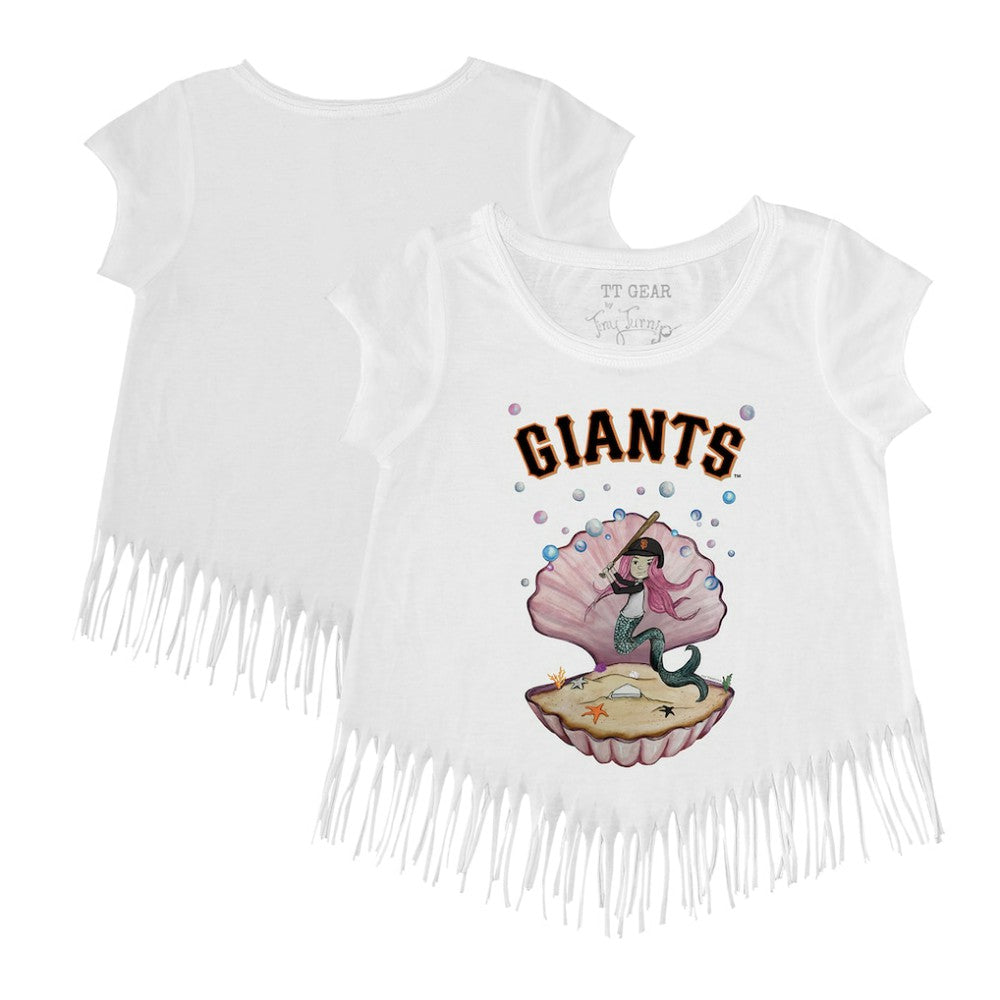 San Francisco Giants Tiny Turnip Girls Youth Mermaid Fringe T-Shirt | MLB Near me