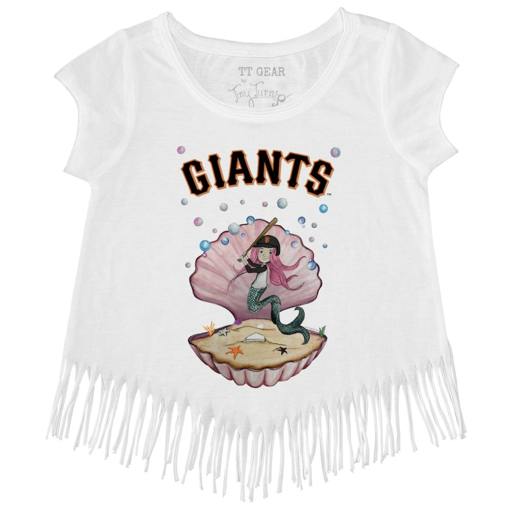 San Francisco Giants Tiny Turnip Girls Youth Mermaid Fringe T-Shirt | MLB Near me