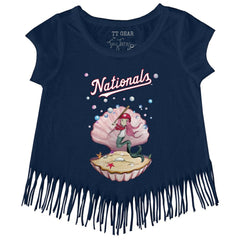 Washington Nationals Tiny Turnip Girls Youth Mermaid Fringe T-Shirt | MLB Outlet